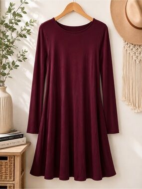 Old Navy long sleeve swing dress